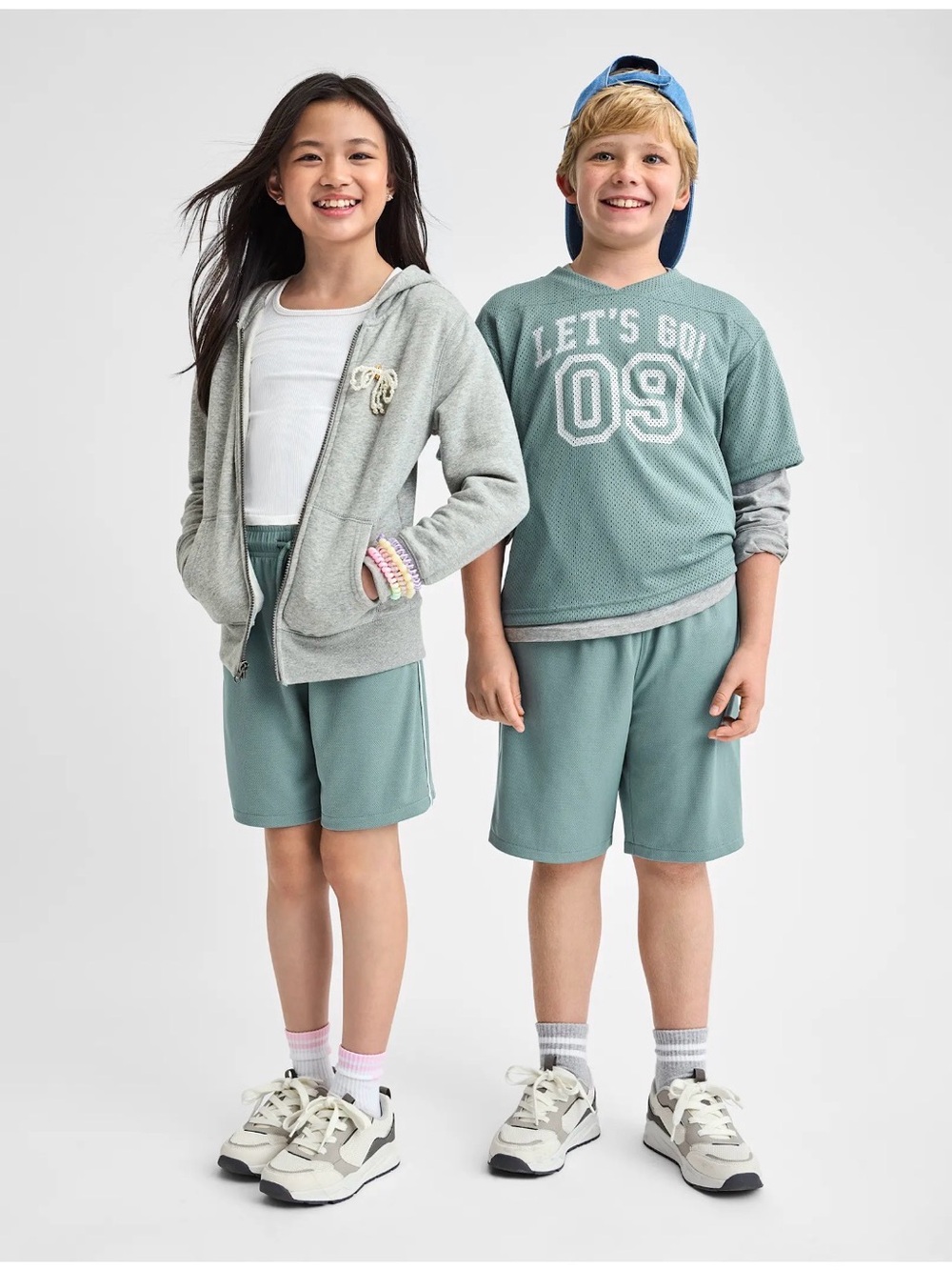 Boys Quick Dry Side Stripe Mesh Active Shorts